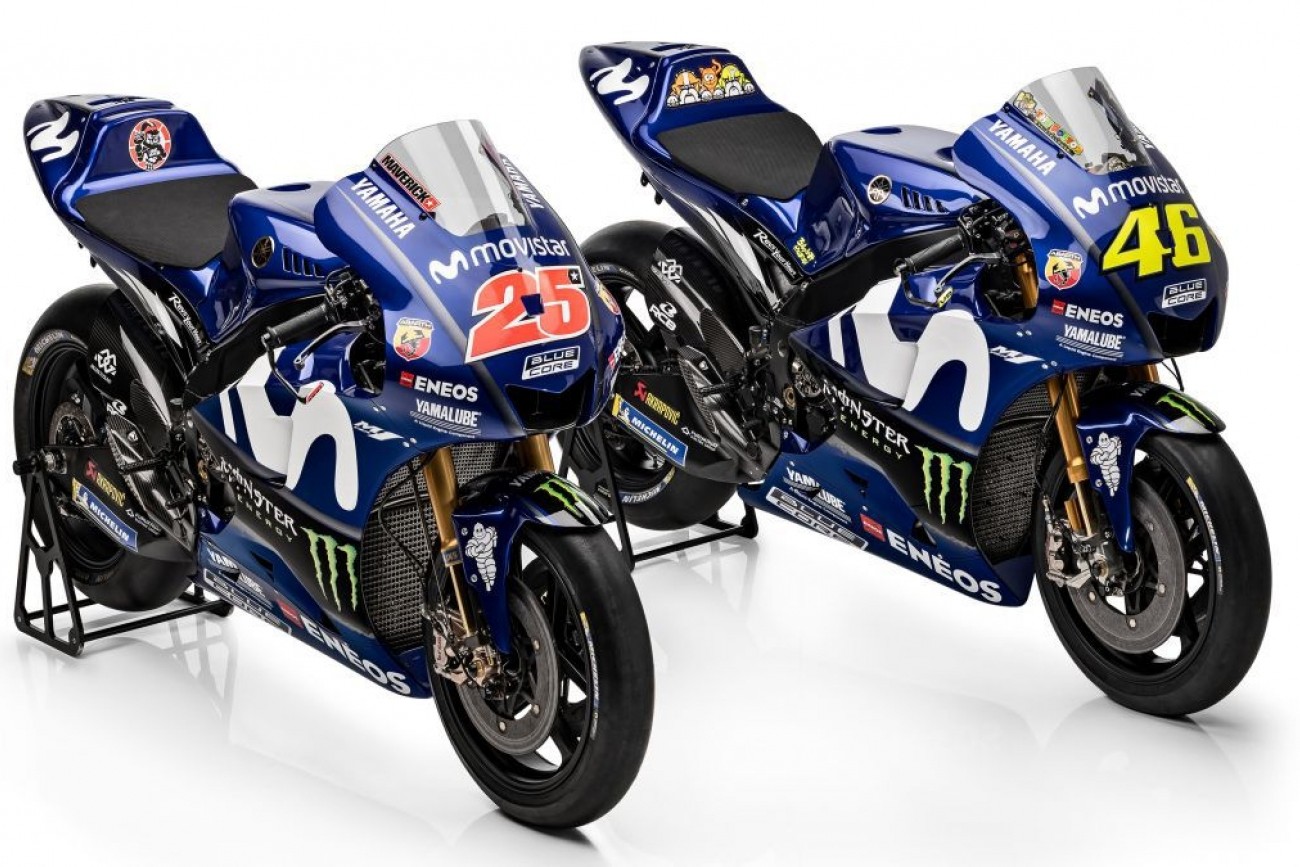 Movistar Yamaha Unveils Colors for 2018 MotoGP Season