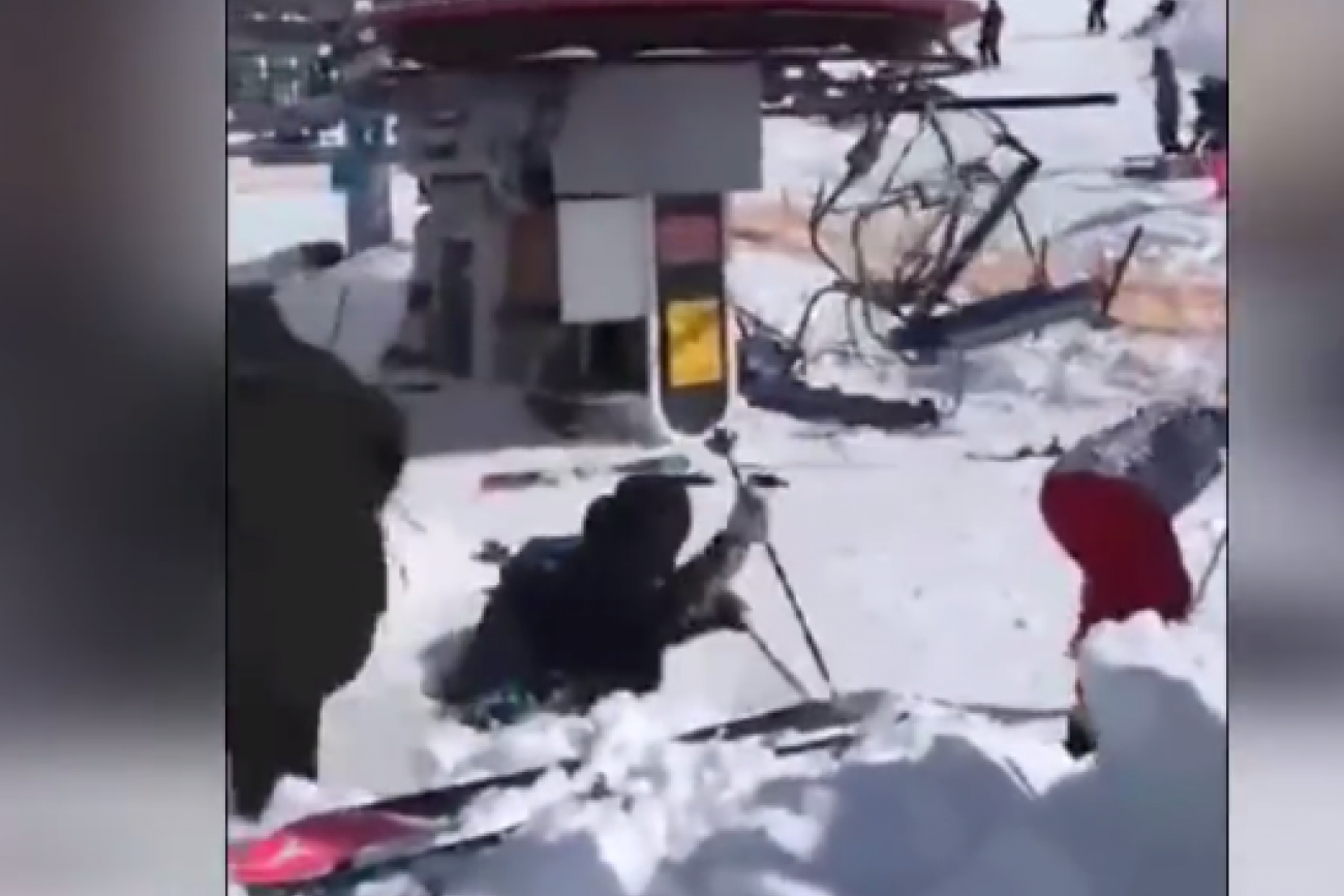 This Video Proves Why Everyone Is Afraid of Chairlifts Racer X Exhaust