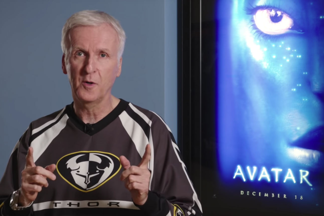 Why Is Legendary Filmmaker James Cameron Wearing a 2000 Thor Jersey In 2018?