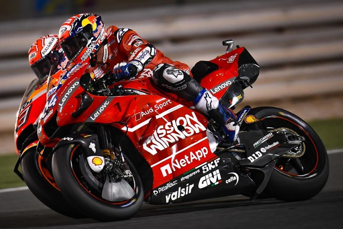 Broadcasters From Around The World Call Electric 2019 Qatar Motogp Finish Racer X Exhaust