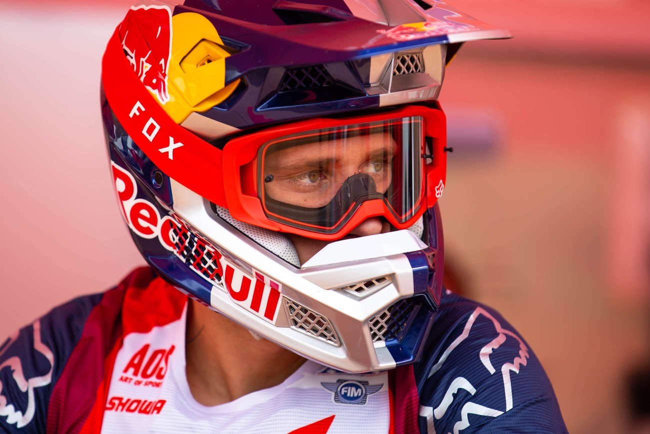 fox red bull motocross helmet