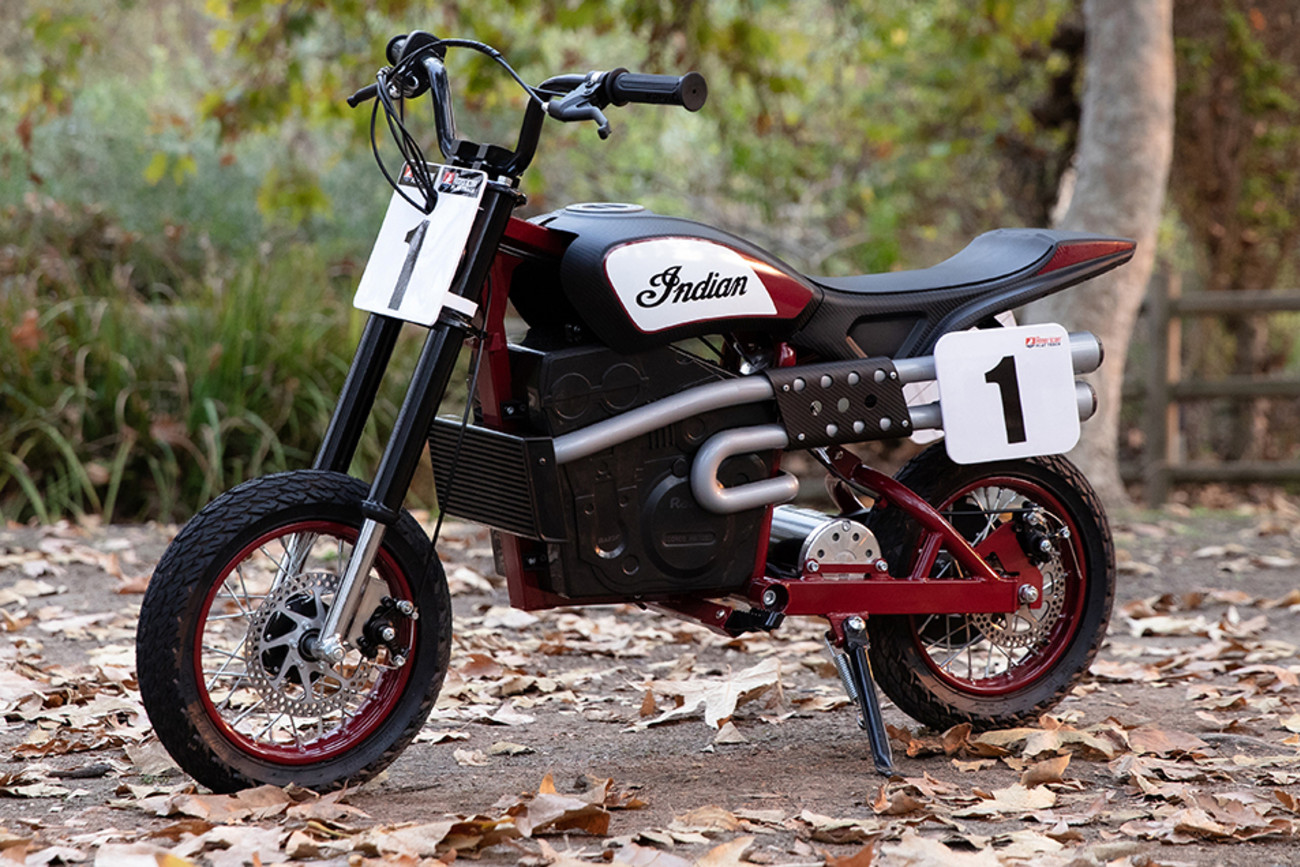 Check Out Indian Motorcycle’s AllNew Electric MiniBike Racer X Exhaust